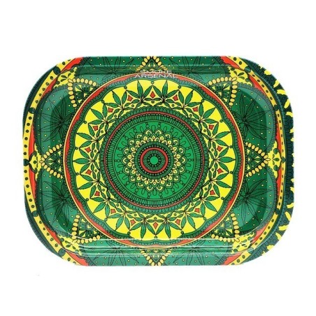BANDEJA PEQUEÑA SMOKE ARSENAL MANDALA GREEN 18x14