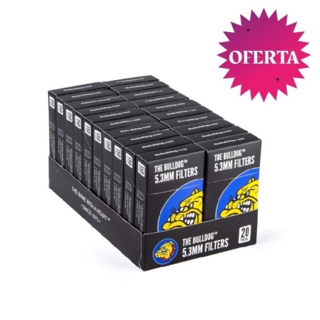 EXP 20 CAJ FILTROS BULLDOG POP-A-TIP (5.3MM)