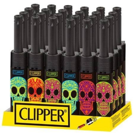 EXP 24 ENC CLIPPER MINITUBE MEXICAN SKULLS ROCKS