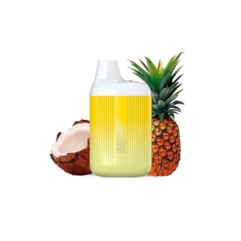 PACK10VAPERMICROPODPINEAPPLECOCONUT20MG(PIÑAYCOCO)1