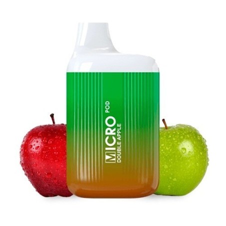 PACK10VAPERMICROPODDOUBLEAPPLE20MG(MANZANADOBLE)1