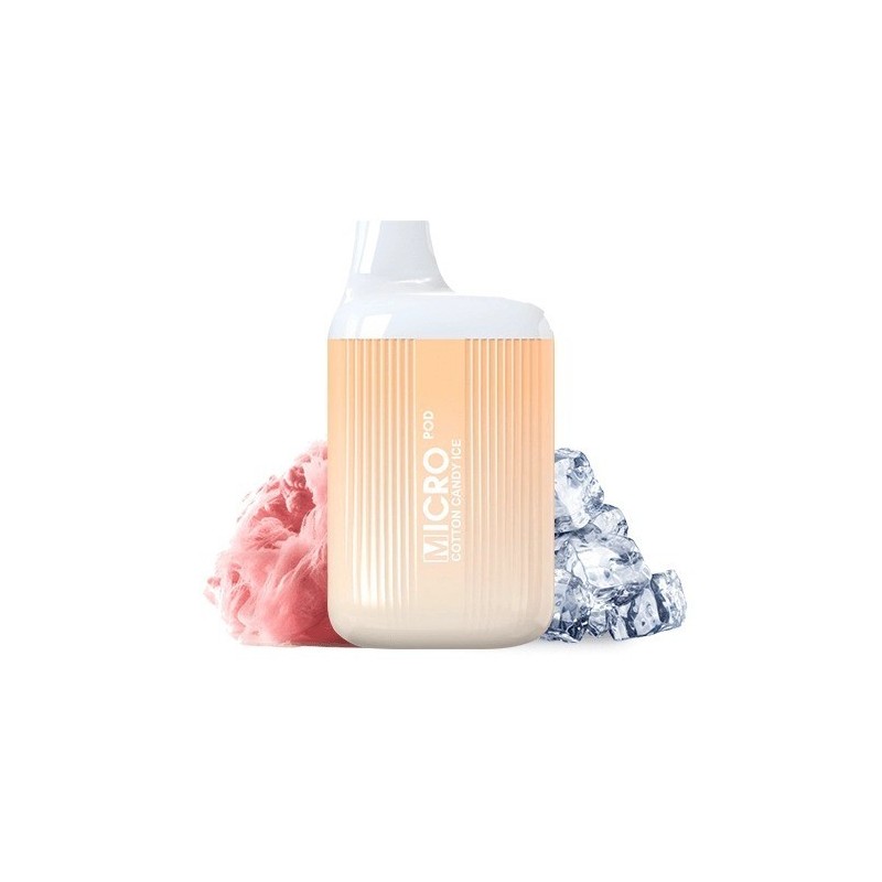 PACK10VAPERMICROPODCOTTONCANDYICE20MG(ALGODÓNDEAZÚCAR)1