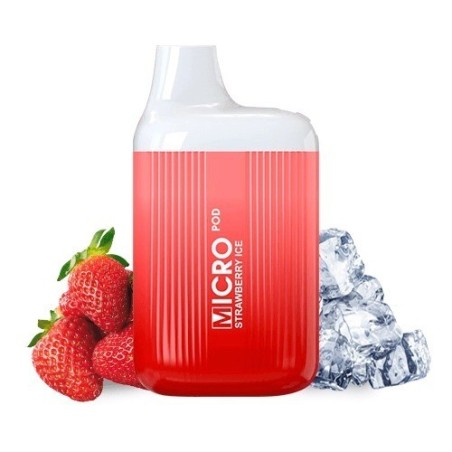 PACK10VAPERMICROPODSTRAWBERRYICE20MG(FRESA)1