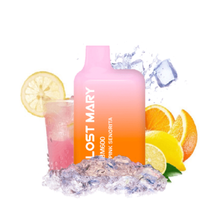 PACK10VAPERDESECHABLELOSTMARYPINKSENORITA20MG(LIMONADADEFRESACONNARANJA)1