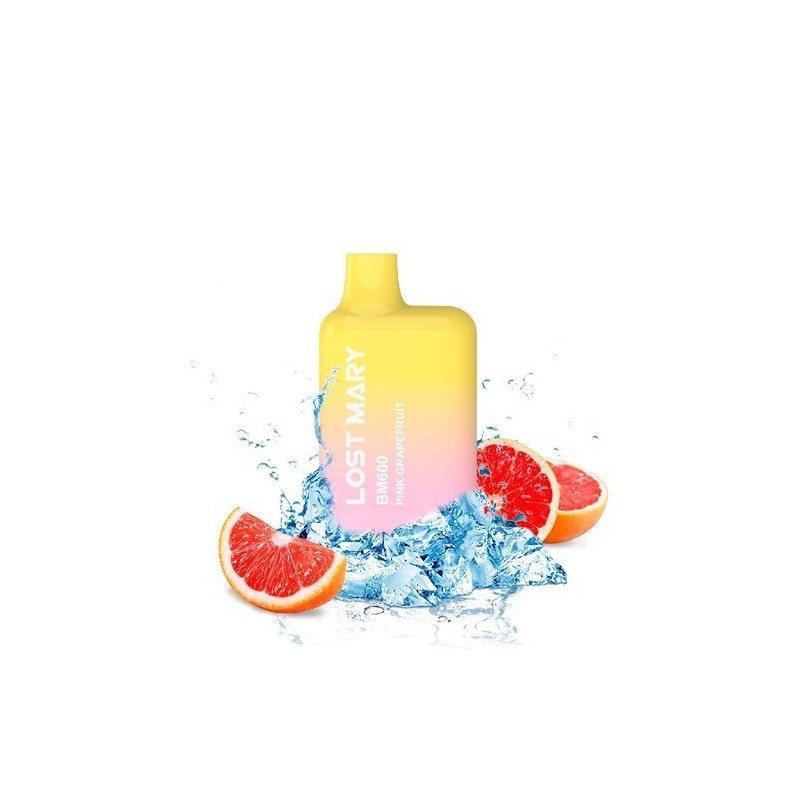 PACK10VAPERDESECHABLELOSTMARYPINKGRAPEFRUIT20MG(POMELO)1