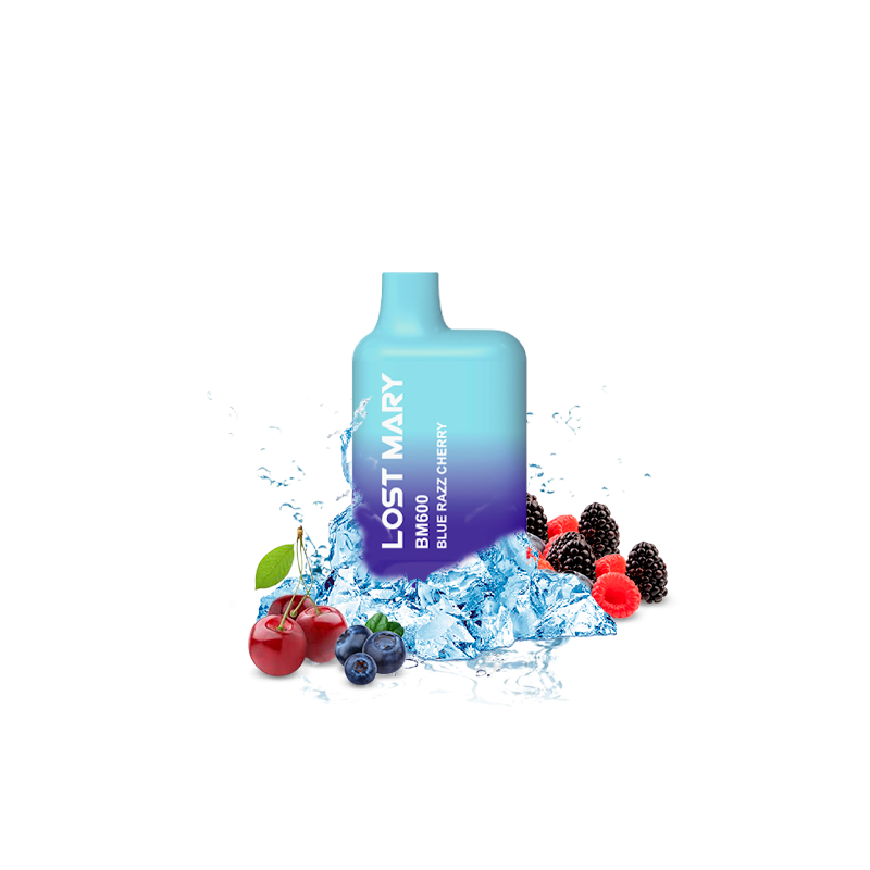 PACK10VAPERDESECHABLELOSTMARYBLUERAZZCHERRY20MG(ARÁNDANOSYCEREZA)1