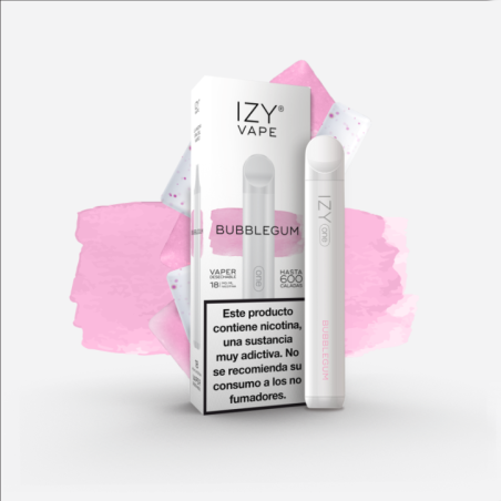 PACK5VAPERSDESECHABLESIZYNICOTINA18MGBUBBLEGUMICE(CHICLE)1