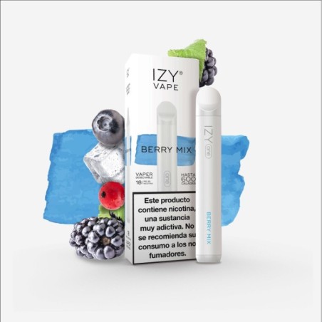 PACK5VAPERSDESECHABLESIZYNICOTINA18MGBERRYMIX(FRUTASDELBOSQUE)1