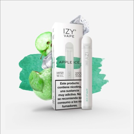 PACK5VAPERSDESECHABLESIZYNICOTINA18MGAPPLEICE(MANZANA)1