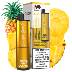 PACK5VAPERSDESECHABLESIVG2400PINEAPPLEICE20MG1