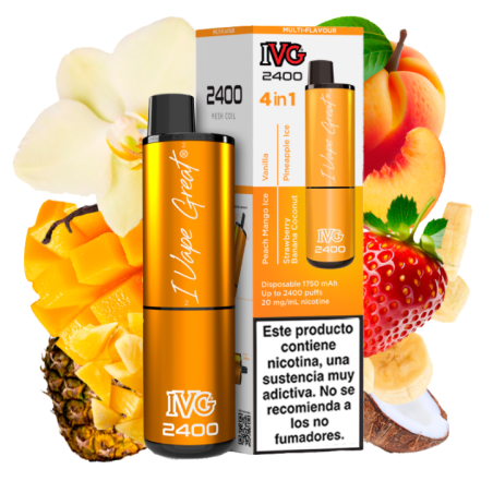 PACK5VAPERSDESECHABLESIVG2400EXOTICEDITION20MG1