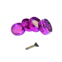 GRINDERALUMINIOCNCPURPLE40MM4PCS1