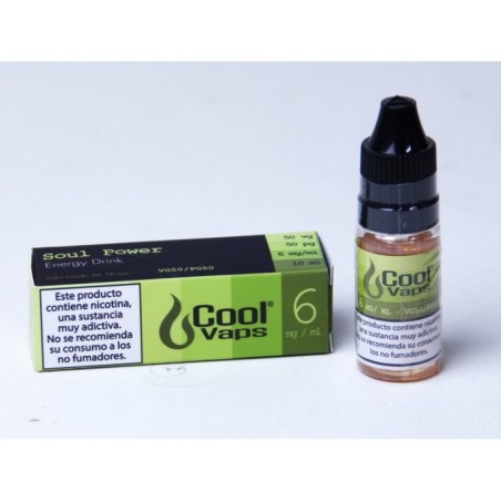 LÍQUIDO COOLVAPS SOUL POWER 10 ML 6 MG.