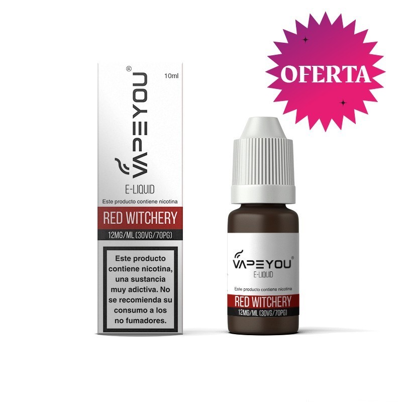 LIQUIDOVAPEYOUREDWITCHERY(CEREZA)10ML12MG1