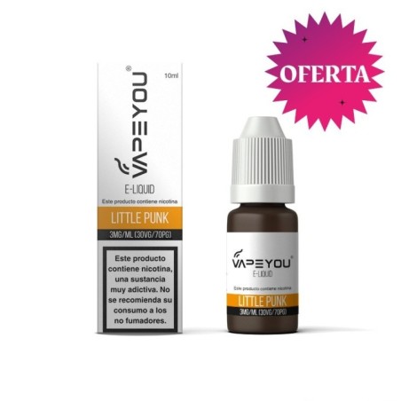 LIQUIDO VAPEYOU LITTLE PUNK (MANDARINA) 10ML 3MG