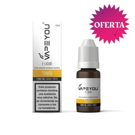 LIQUIDO VAPEYOU TANGO (MANGO) 10ML 12MG