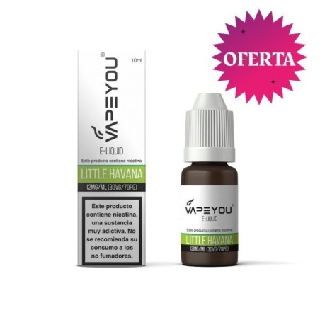 LIQUIDO VAPEYOU LITTLE HAVANA (MOJITO) 10ML 12MG