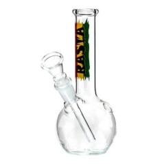 BONG RASTA FLAG GLASS 16CM