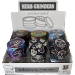 EXP12GRINDERMETALICOPSYCHESKULLCATRINA50MM4PIEZAS1