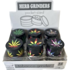 EXP12GRINDERMETALICOBLACKLEAF50MM4PIEZAS1