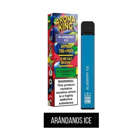 PACK10VAPERDESECHABLEAROMAKING20MGBLUEBERRYICE(ARANDANOS)1