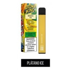 PACK 10 VAPER DESECHABLE AROMA KING 20MG BANANA ICE (PLATANO)