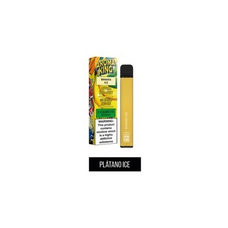 PACK 10 VAPER DESECHABLE AROMA KING 20MG BANANA ICE (PLATANO)