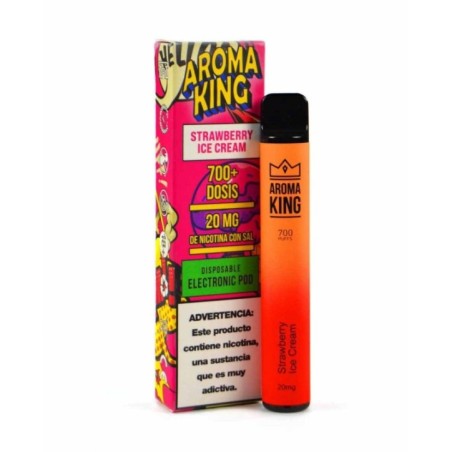 PACK10VAPERDESECHABLEAROMAKING20MGSTRAWBERRYICECREAM(HELADODEFRESA)1