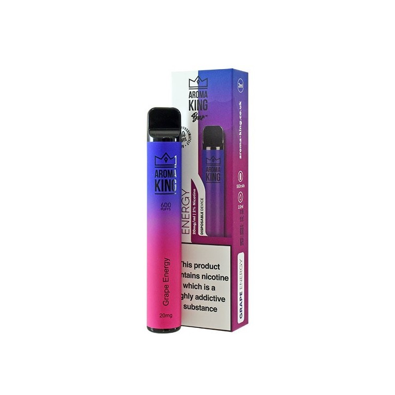 PACK10VAPERDESECHABLEAROMAKING20MGGRAPEENERGY(UVA/BEBIDAENERGETICA)1