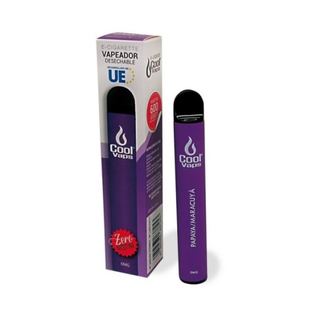 PACK5VAPERDESECHABLESINNICOTINA0MGCOOLVAPSPAPAYA/MARACUYA1