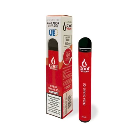 PACK5VAPERDESECHABLECOOLVAPSPUFF20MGFRESASHAKEICE(BATIDODEFRESA)1