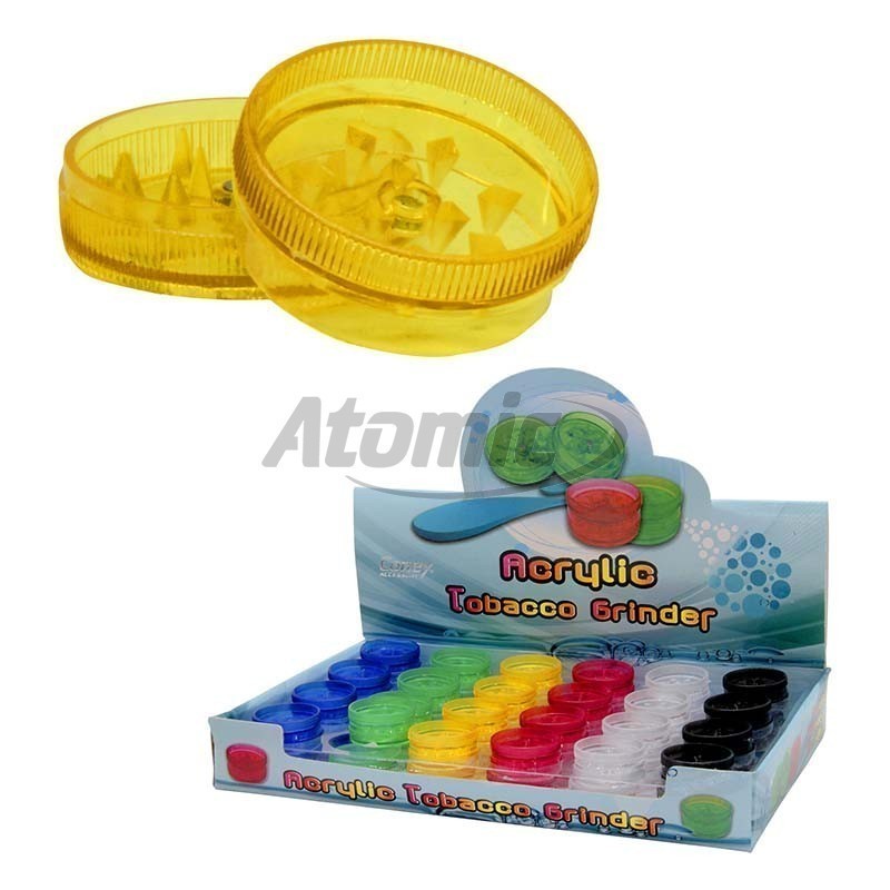 EXP24GRINDERACRILICOATOMICSUPERMINI30MM2PCS(6COLORES)2
