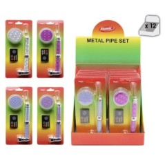 SET ATOMIC PIPA+GRINDER+REJILLA GLOSS