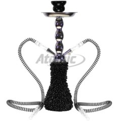 SHISHAATOMICLUXORNEGRA45CMS2MANGUERAS1