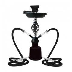 SHISHAATOMICWHEELNEGROFROSTY35CM2MANGUERASFLEX1