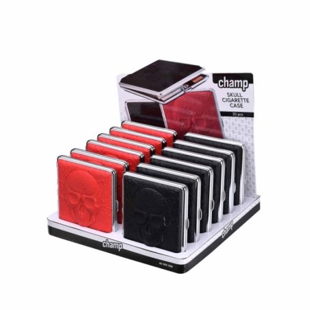 EXP 12 PITILLERAS CHAMP SKULL RUBBER (2 COLORES)