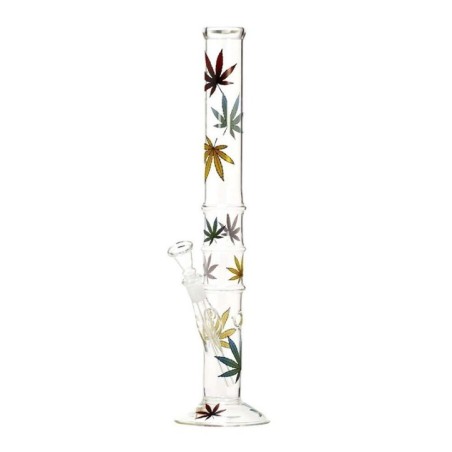 BONG MULTI LEAF GLASS 40CM