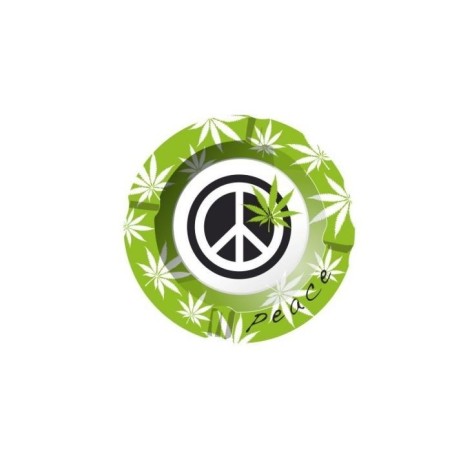 CENICERO CHAPA METAL PEACE 1
