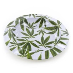 CENICERO METAL CHAPA ASHTRAY LEAVES