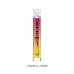 PACK10VAPERDESECHABLESKECRYSTALBARSTRAWBERRYBANANA20MG(FRESAYPLÁTANO)1