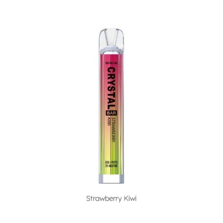 PACK10VAPERDESECHABLESKECRYSTALBARSTRAWBERRYKIWI20MG(FRESAYKIWI)1