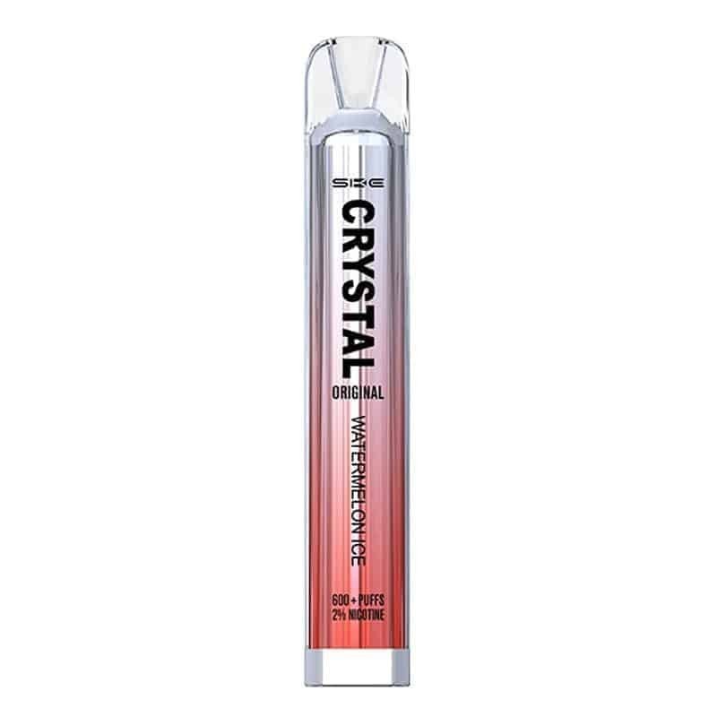 PACK10VAPERDESECHABLESKECRYSTALBARWATERMELONICE20MG(SANDÍA)1