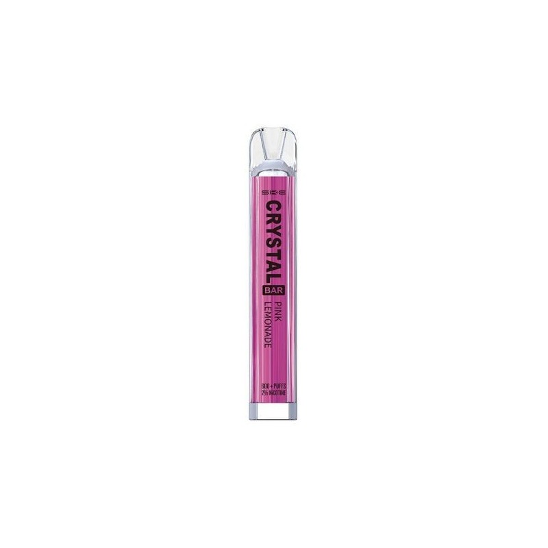 PACK10VAPERDESECHABLESKECRYSTALBARPINKLEMONADE20MG(LIMONADAROSA)1