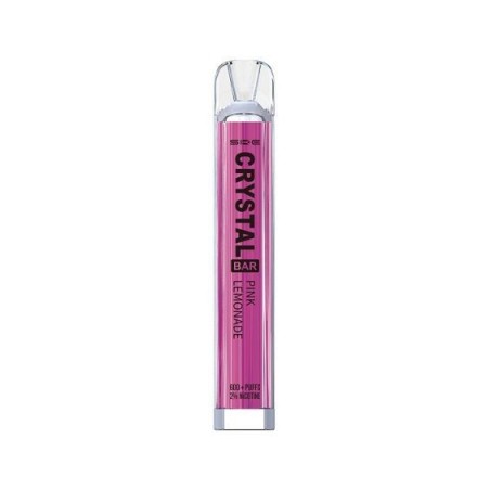 PACK10VAPERDESECHABLESKECRYSTALBARPINKLEMONADE20MG(LIMONADAROSA)1