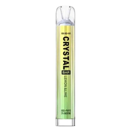 PACK10VAPERDESECHABLESKECRYSTALBARLEMON&LIMEICE20MG(LIMA-LIMÓN)1
