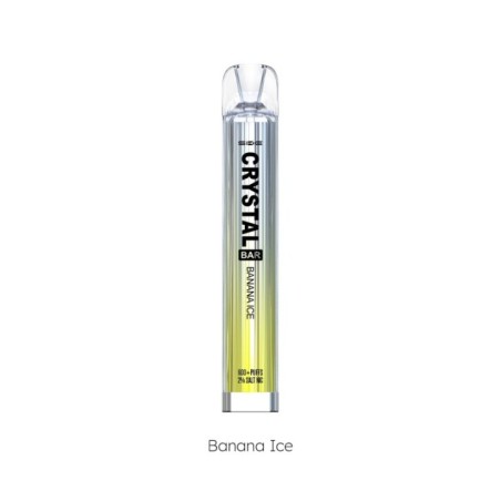 PACK10VAPERDESECHABLESKECRYSTALBARBANANAICE20MG(PLÁTANO)1