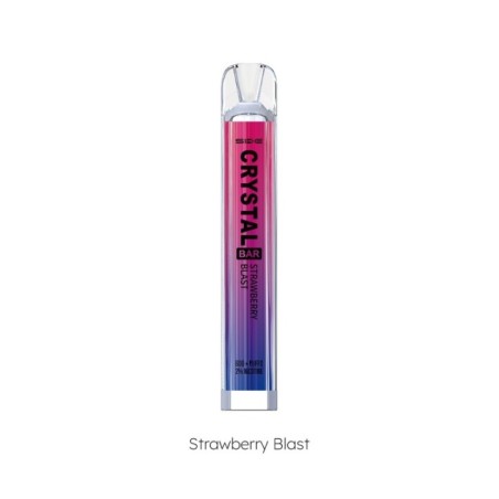 PACK10VAPERDESECHABLESKECRYSTALBARSTRAWBERRYBLAST20MG(FRESAYBEBIDAENERGÉTICA)1