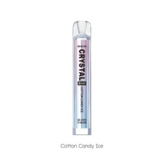 PACK10VAPERDESECHABLESKECRYSTALBARCOTTONCANDY20MG(ALGODÓNDEAZÚCAR)1