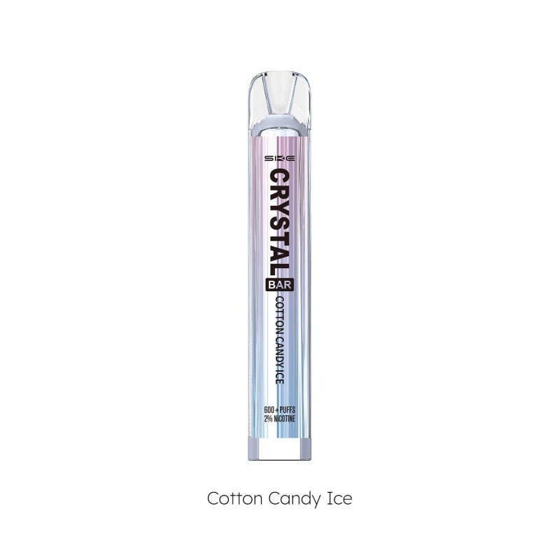PACK10VAPERDESECHABLESKECRYSTALBARCOTTONCANDY20MG(ALGODÓNDEAZÚCAR)1