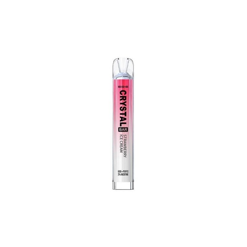 PACK10VAPERDESECHABLESKECRYSTALBARSTRAWBERRYICECREAM20MG(HELADODEFRESA)1
